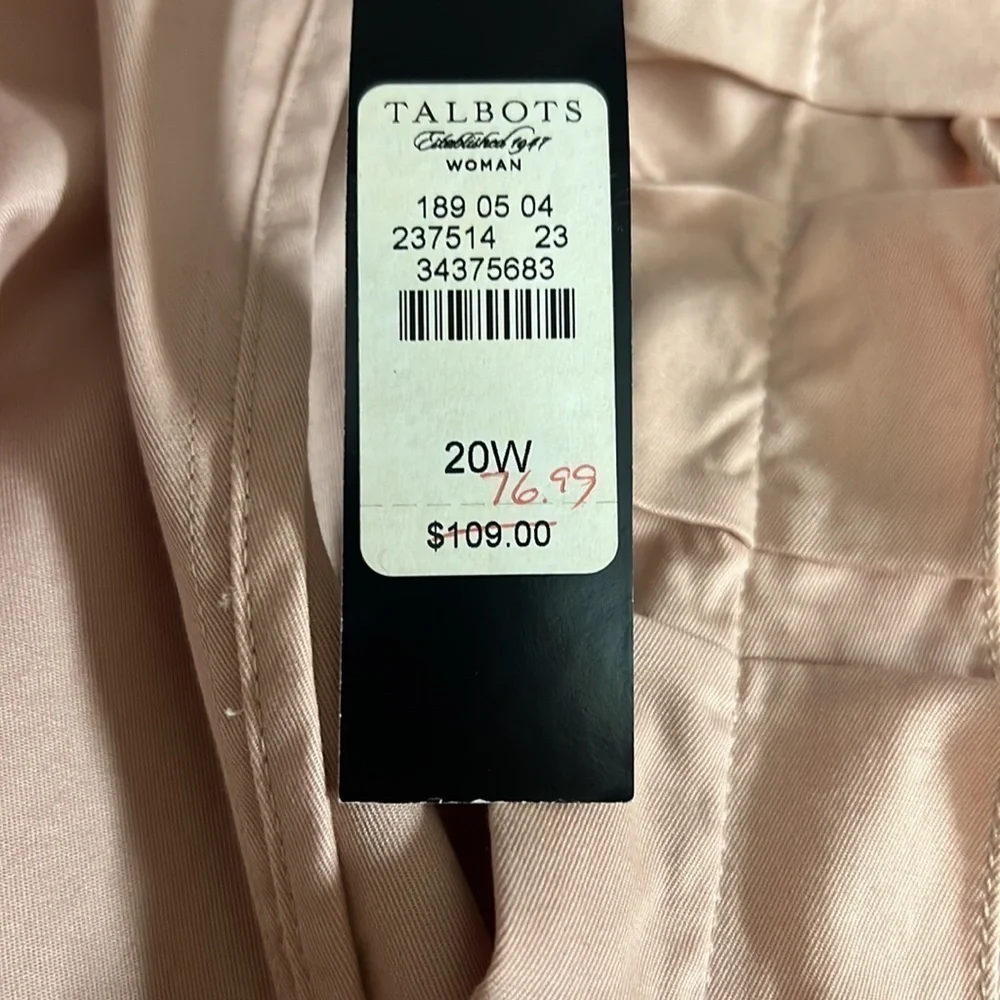 Talbots Ruffled Blazer Blush 20W - Picture 12 of 16